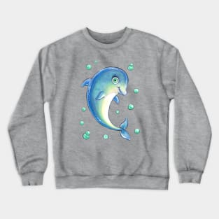 Adorable Dolphin Crewneck Sweatshirt